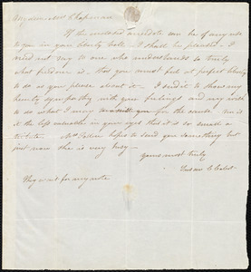 Letter from Susan Copley Cabot, [Cambridge, Mass.?], to Maria Weston Chapman, [1842]