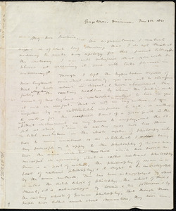 Letter from Richard Hildreth, Georgetown, Demerara, [Guyana, South America], to Caroline Weston, Jan. 8th, 1841