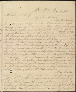 Letter from William P. Griffin, Pt. Plata, [Santa Domingo (Dominican Republic)], to Maria Weston Chapman, May 14 / [18]43
