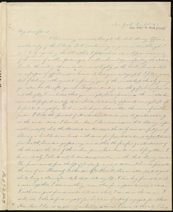 Letter from Harriet W. Hayden, New York, to Maria Weston Chapman, Jan. 19th, [18]43 [sic, 1844?]