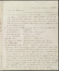 Letter from Frances H. Drake, Leominster, [Mass.], to Maria Weston Chapman, June 22nd / [18]44