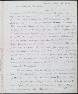 Letter from Ellis Gray Loring, Boston, [Mass.], to Caroline Weston, Jan. 18, 1846