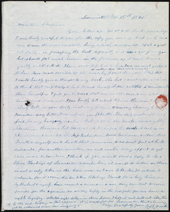 Letter from Frances H. Drake, Leominster, [Mass.], to Maria Weston Chapman, Feb. 15th, 1846