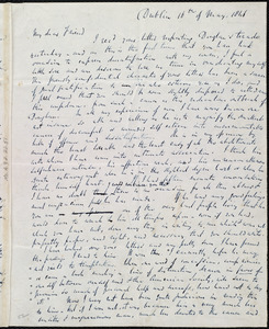 Letter from Richard Davis Webb, Dublin, [Ireland], to Maria Weston Chapman, 16th [day] of May, 1846