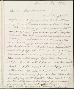 Letter from Mary Merrick Brooks, Concord, [Mass.], to Maria Weston Chapman, July 1st / [18]46