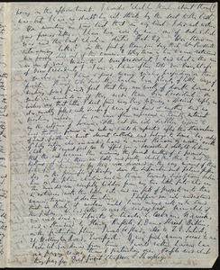 Partial letter from Richard Davis Webb, [Dublin, Ireland?], to Maria Weston Chapman, [1846]