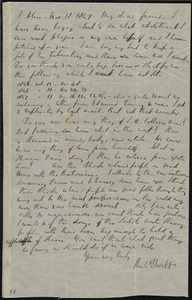 Letter from Richard Davis Webb, Dublin, [Ireland], to Anne Warren Weston, Nov. 18, 1847