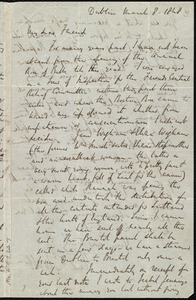 Letter from Richard Davis Webb, Dublin, [Ireland], to Maria Weston Chapman, March 8, 1848
