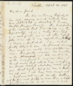Letter from Richard Davis Webb, Dublin, [Ireland], to Maria Weston Chapman, April 26, 1848