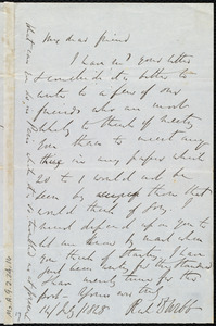 Letter from Richard Davis Webb, [Dublin, Ireland], to Maria Weston Chapman, 14/July/1848