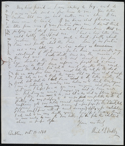 Letter from Richard Davis Webb, Dublin, [Ireland], to Anne Warren Weston, Oct. 13, 1848