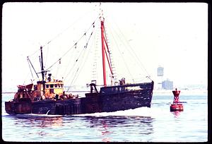 Fishing trawler outbound
