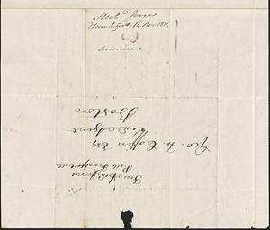 Archibald Jones to George Coffin, 14 November 1834