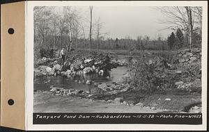Tanyard Pond dam, Hubbardston, Mass., Oct. 11, 1938