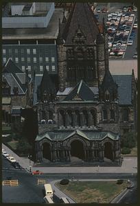Elevated view of Trinity Church, Boston