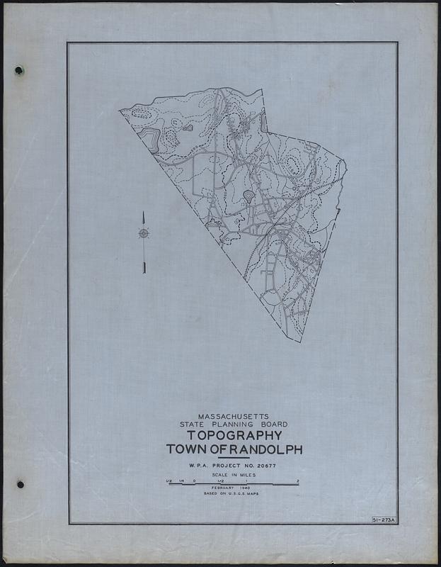 Topography Town of Randolph - Digital Commonwealth