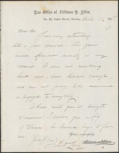 Letter from John D. Long to Zadoc Long, March 11, 1867