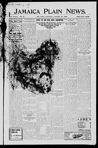 Jamaica Plain News, October 10, 1908