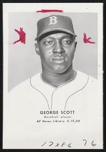 George Scott. Baseball player.