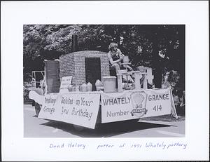 Whately Grange #414 float in the Whately Bicentennial Parade