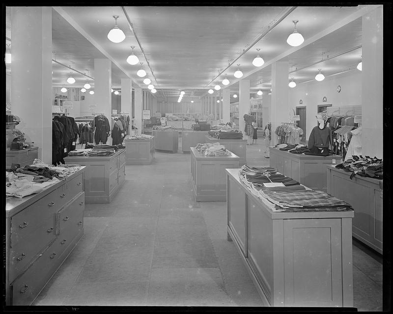 R. H. White's department store, interior