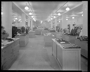 R. H. White's department store, interior
