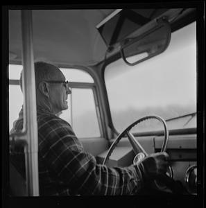 Albert Elwell driving