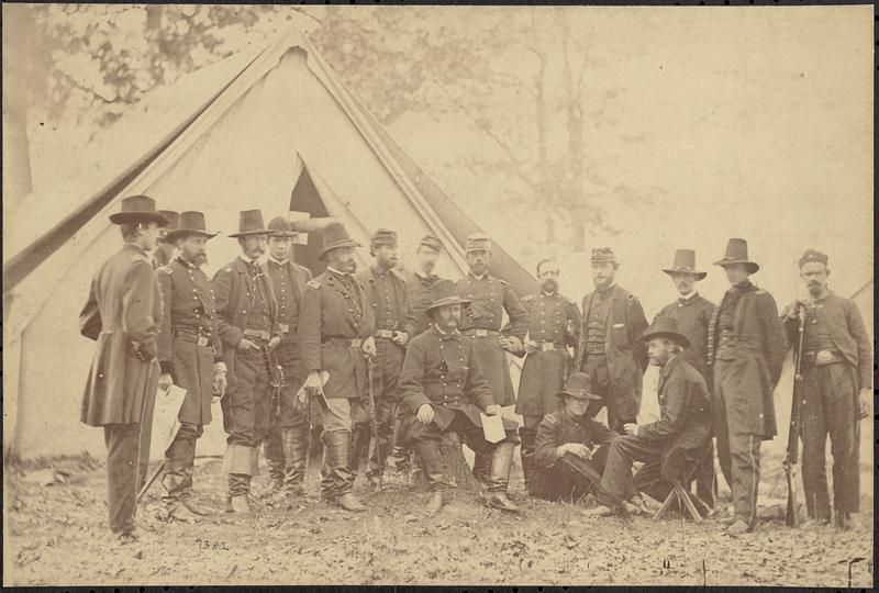 General Burnside and staff