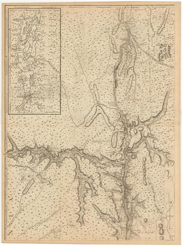 A map of the province of New York, with part of Pensilvania, and New England