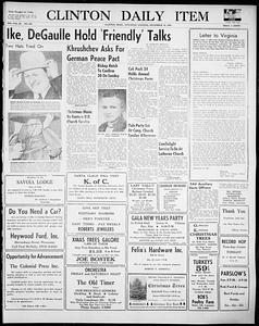 Clinton Daily Item