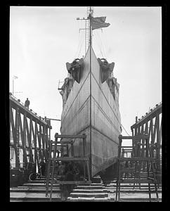 Eagle Boat 19 on Navy Yard Marine Railway