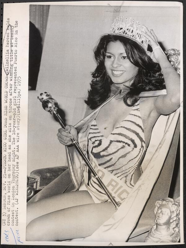 Puerto Rico girl dons Miss World crown
