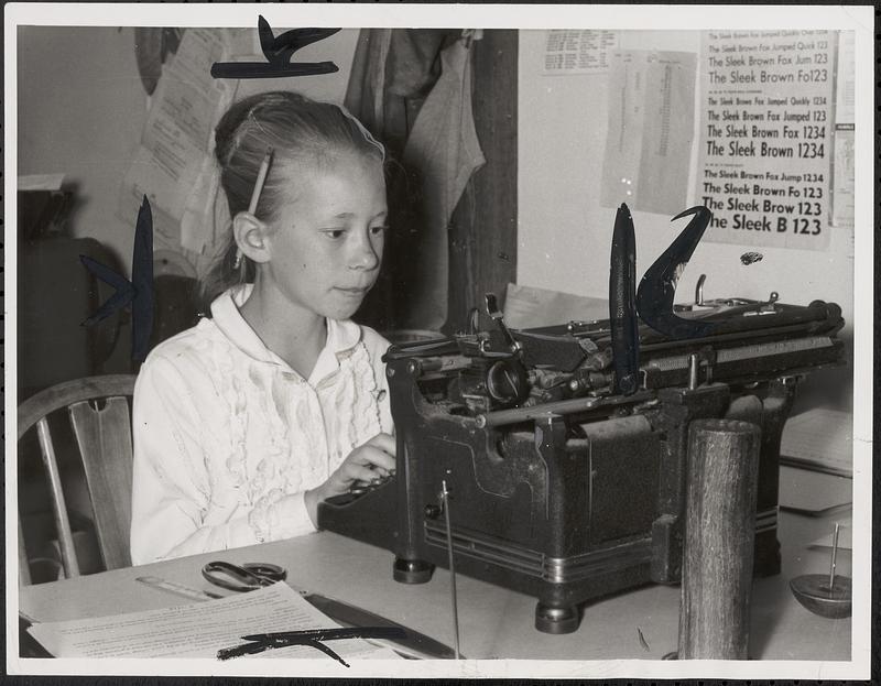 Young newspaper reporter