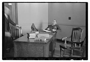 Man at table
