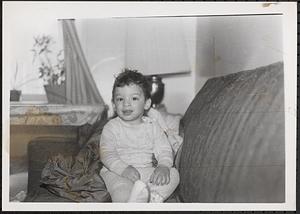 Young child on a couch