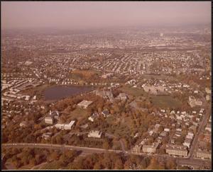 Aerial photo of Boston