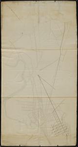 Plan of the aqueduct from Jamaica Pond to Williams' store ; Leechmere Point & Cambridge Port & road to colleges