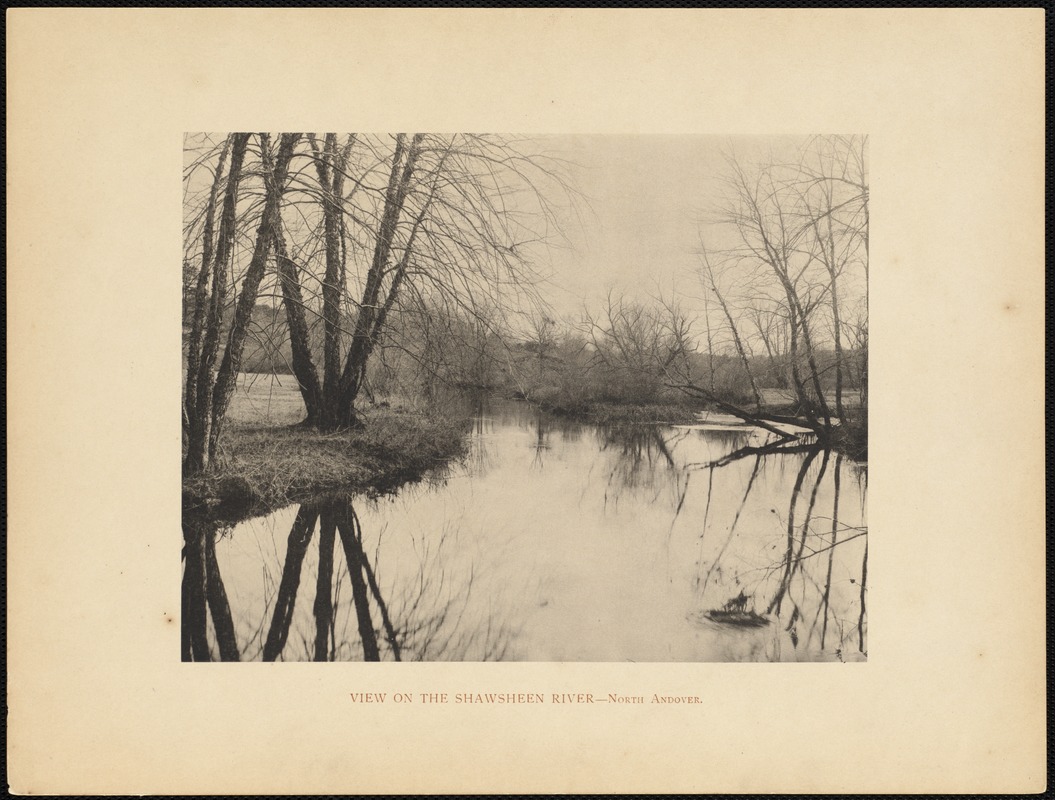 View on the Shawsheen River - North Andover