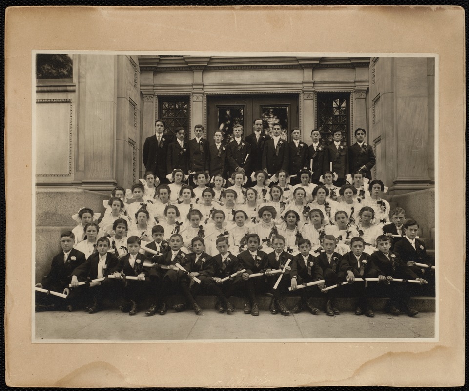 Oliver School 1910 graduation