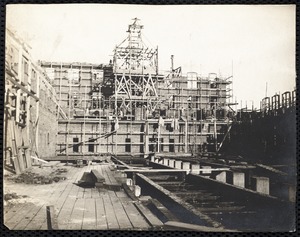 Wood Mill construction, circa 1906
