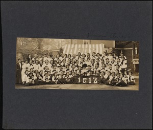Class of 1912 with Field Day Trophy