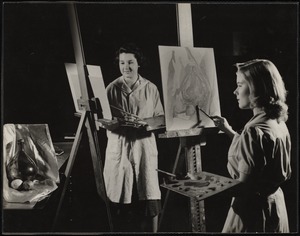 Students Painting a Still Life