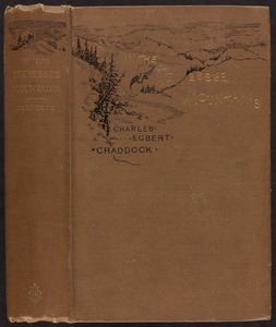 In the Tennessee mountains [Spine and front cover]