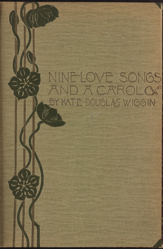 Nine love songs and a carol [Front cover]