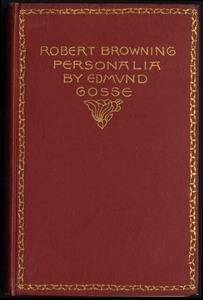 Robert Browning personalia [Front cover]