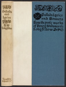 Ballads, lyrics, and sonnets [Spine and front cover]