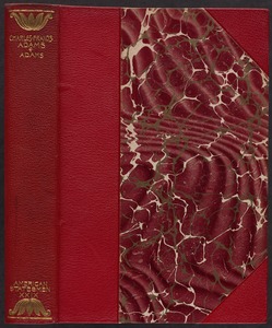 Charles Francis Adams [Spine and front cover]