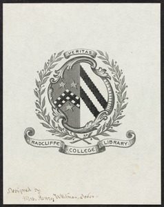 Radcliffe College Library bookplate