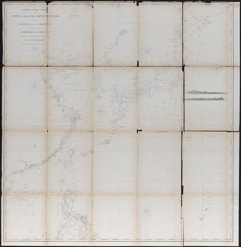 Chart of the Coast of China and of the Japan Islands including the Marianes and a part of the Philippines