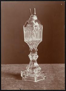 XI. Glass camphor lamp